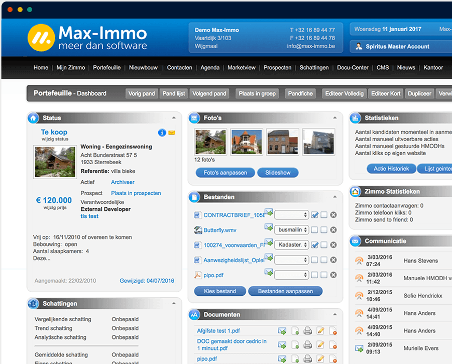 Max-immo vastgoed software